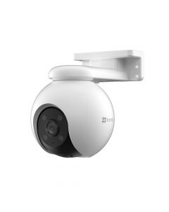 Ezviz CS-H8-3K camara pt 3k 5mp / cobertura panoramica 360 deteccion  humana de vehiculo/ sirena luz parpadeante colores en oscuridad micro sd presets exterior CS-H8-R100-1J5WKFL