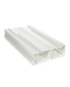 Panduit DRD33WH6 panelmax din rail duct, white, pvc, 3.12 x7.22, pk6