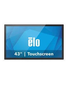 Elo E103351 4304l 43-inch wide lcd monitor fhd hdmi 14 & displayport 12 projected capacitive 40-touch with palm rejection touch thru clear anti-friction glass usb-c black
