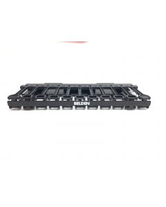 Belden BHH191UR organizador horizontal 1ur dedos moldeados de acero y plastico negro