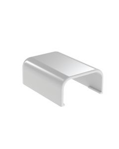 Panduit ECF5WH-E conducto portacables superficial, empalme de tapa extremo ld5, blanco