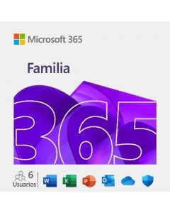 Microsoft EP2-32295 365 Family - Licencia De Suscripcion (1 Año) 6 Usuarios (Multiples Dispositivos) Descargable