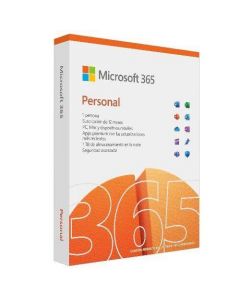 Microsoft EP2-32466 365 Personal (Formato Caja) - Suscripción Anual, Multidispositivos, Aplciaciones Premium (Word, Excel, Power Point, One Note, Outlook, 1Tb Drive) Copilot, Actulizaciones Automaticas,