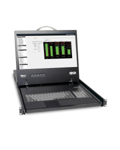 Tripp Lite B070-008-19 kvm de consola netcommander para instalación en rack cat5 con 8 puertos lcd 19