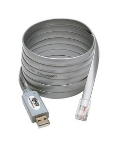 Tripp Lite U209-006-RJ45-X cable rollover usb-a a rj45 serial (mm) - compatible con cisco, 250 kbps, 1.83 m [6 pies], gris