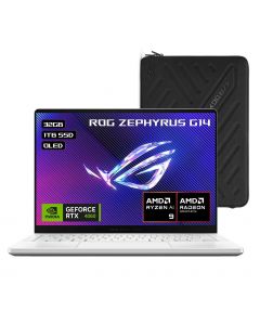 Asus GA403UV-QS119W 90nr0i02-m008c0 rog zephyrus r9-8945hs 32gb 1tb pcie g4 ssd14.0 oled wqxga+(wq+) 2880*1800 16:10 400nits(hdr 500nits) nvidia® geforce rtx 4060 laptop gpu (233 ai tops) win11 home white