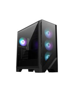 Msi MAG FORGE 320R AIRFLOW gabinete de computadora micro tower negro, transparente