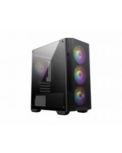 Msi MAG FORGE M100A gabinete de computadora micro tower negro, transparente