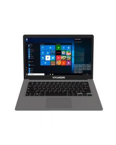 Hyundai HT14CCIC42EG hybook, portátil celeron de 14,1", 4 gb ram, 64 almacenamiento, cámara web frontal, ranura m.2 ssd ampliable, windows 10 home, wifi, gris