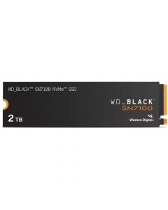 Western Digital WDS100T4X0E-00CJA0 unidad de estado solido ssd interno wd black sn7100 1tb m.2 2280 nvme pcie gen4 lect.7250mb/s escrit.6900mb/s wds100t4x0e