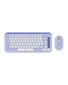 Logitech 920-013054 teclado/mouse pop icon inalambrico bluetooth easy-switch lila
