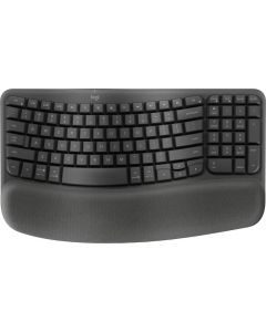 Logitech 920-012278 wave keys teclado rf inalámbrico + bluetooth qwerty español grafito
