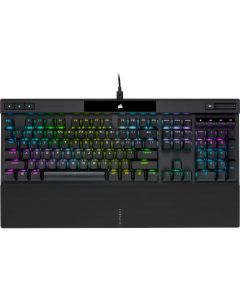 Corsair CH-910941A-NA teclado k70 rgb pro/óptico-mecánico/led retroiluminado/Corsair opx/negro/teclas pbt negras/ (CH-910941A-NA)