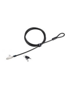 Kensington K60500WW slim n17 2.0 cable antirrobo plata 1.8 m