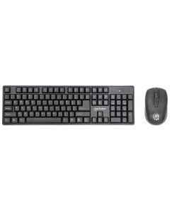 Manhattan 178990 teclado ratón incluido universal rf inalámbrico negro
