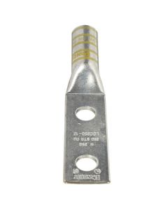 Panduit LCC250-12-X talón de compresión con lengüeta recta 2 orificios cobre pan-lug ,copper compression lug, hole, 250 kcmi