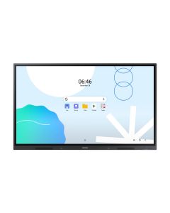 Samsung LH86WADWLGCXZA pantalla interactiva wad 86" multi touch 40 android os 13 uhd resolucion 3840x2160 400 nits uso 16/7 no incluye base
