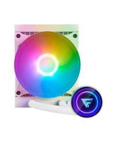 Game Factor LQG501-WH sistema de refrigeración computadora procesador refrigerador líquidos todo en uno 12 cm blanco