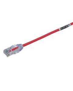 Panduit UTP28SP1RD cordón de parcheo cobre utp, categoría 6, 28 awg, 1 ft, rojo