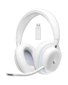 Logitech 981-001082 audífonos gamer g735, inalámbrico, bluetooth, blanco
