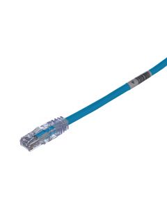 Panduit UTPSP25BUY cordón de parcheo cobre utp, 24 awg, categoría 6, 25 ft, azul