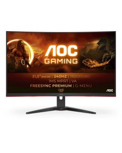Aoc C32G2ZE g2 monitor de computadora 80 cm (31.5) 1920 x 1080 pixeles full hd led negro