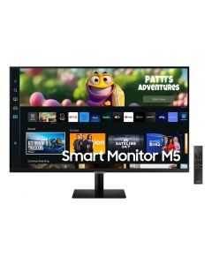 Samsung LS32CM500ELXZX monitor led 32 widescreen fhd 1920x1 smart cm500, negro, 2 hdmi, usb, wifi, bluetooth, 4ms, 60hz, flat, gaming hub, bocinas