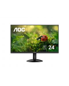 Aoc 24B30H2 monitor led / color negro panel ips  23.8 hdmi y vga aspecto 16:9 tiempo d.r. 1ms full hd 1920 x 1080 100 hz vesa 100x100 mm contraste 20,000,0001 brillo 250 cd/m2