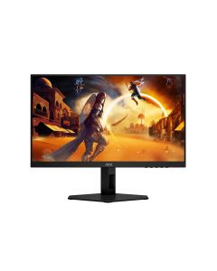 Aoc 27G4E monitor gamer / panel ips 27 pulgadas hdmi displayport aspecto 16:9 tr 1 ms adaptive sync 180 hz resolucion 1920 x 1080 brillo 300 cd/m2 vesa 100x100 mm/ negro y rojo