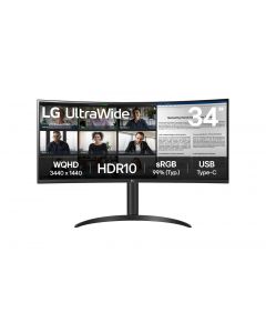 Lg 34WR50QK 34WR50QK-b monitor de computadora 86.4 cm (34") 3440 x 1440 pixeles wide quad hd negro