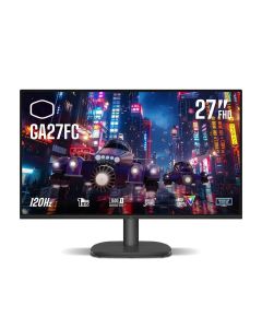 Cooler Master CMI-GA27FC-US monitor gamer 27 pulgadas/plano/srgb/120 hz/1 ms/fhd 1920x1080/1 hdmi 1.4/1 vga/luz azul baja