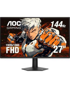 Aoc 27G50F monitor gamer / panel ips 24 pulgadas hdmi displayport aspecto 169 tr 0.5 ms adaptive sync 144 hz 1920 x 1080 brillo 300 cd/m2 vesa 100x100 mm/ color negro
