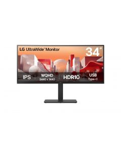 Lg 34BA75QE 34BA75QE-b monitor de computadora 86.4 cm (34) 3440 x 1440 pixeles wide quad hd lcd negro