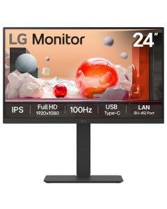 Lg 24BA750-B 24BA750-B.aek monitor de computadora 60.5 cm (23.8) 1920 x 1080 pixeles full hd lcd negro