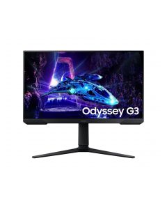 Samsung LS24DG300ELXZX monitor gaming odyssey g3 - 24 pulgadas, fhd, panel flat, con pantalla giratoria, color negro, 180hz, 1ms
