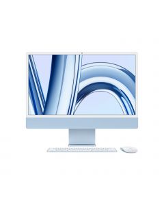 Apple MQRR3E/A imac m m3 59.7 cm (23.5") 4480 x 2520 pixeles pc todo en uno 8 gb 512 ssd macos sonoma wi-fi 6e (802.11ax) azul