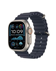 Apple MX4D3LZ/A watch ultra 2 smart - 49mm case height 14.40mm thickness 44mm width natural color cristal body material titanio lan inalámbrica lte, umts sensor del oxímetro