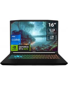 Msi CROSSHAIR 16 A13VGK-2275MX laptop 1920x1080 full hd, intel core i7-13620h, nvidia geforce rtx 4070, 16gb, 1tb ssd, windows 11 home, inglés