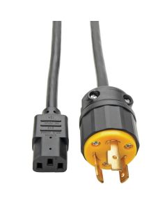 Tripp Lite P011-006 cable de alimentación para computadora, nema l6-20p a c13 - servicio pesado, 15a, 125v, 14 awg, 1.83 m [6 pies], negro
