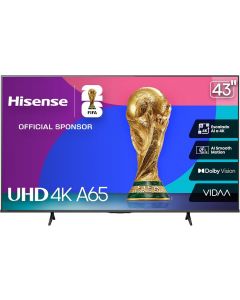 Hisense 43A65NV televisor - 43 pulgadas, led 4k uhd, 3840 x 2160 pixeles, vidaa smart tv