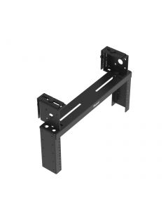 Panduit PZLRB4U rack de distribución aérea 2 postes, 4ru, rieles e roscados n 12-24, negro