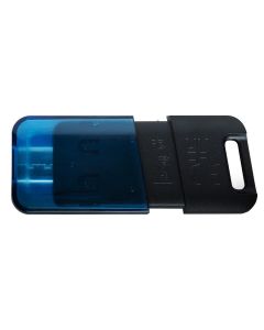 Kingston DT80M/64GB technology datatraveler 80 m unidad flash usb 64 gb tipo c 3.2 gen 1 (3.1 1) negro, azul