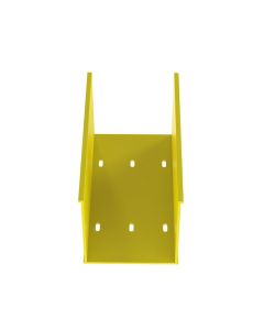 PANDUIT S4X4YL6NM CHANNEL SOLID WALL NO MTG HOLES 4" X
