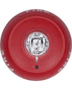 Fire Lite SCRL lampara estroboscopica para montaje en techo color rojo nivel de candelas seleccionable