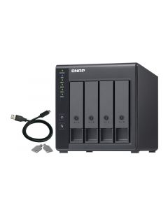 Qnap TR-004-US tr-004 caja para disco duro externo carcasa de durossd negro 2.53.5