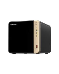 Qnap TS-464-8G-US ts-464 nas tower ethernet lan black, bronze n5095