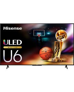 Hisense 55U6N television miniled 55? google tv 4k uled, dolby vision hdr+hdr10, atmos, assistant /compatible con alexa