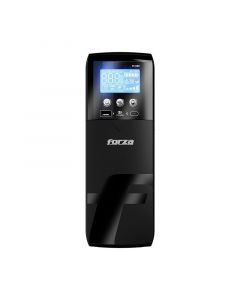 Forza ST-1001 ups inteligente 1000va/600w torre compacta, 10 salidas, lcd, puertos usb de carga, software-120v