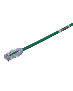 Panduit UTP28X7GR cordón de parcheo cobre utp, categoría 6a, 28 awg, 7 ft, verde