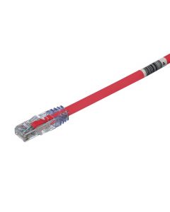 Panduit UTP6AX3RD cordón de parcheo cobre utp, categoría 6a, 24 awg, 3 ft, rojo